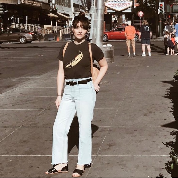 Abercrombie Annie High Rise front Seam jeans - Picture 2 of 2